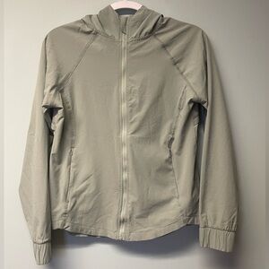 Eddie Bauer Light Green Gray Zip-Up Jacket